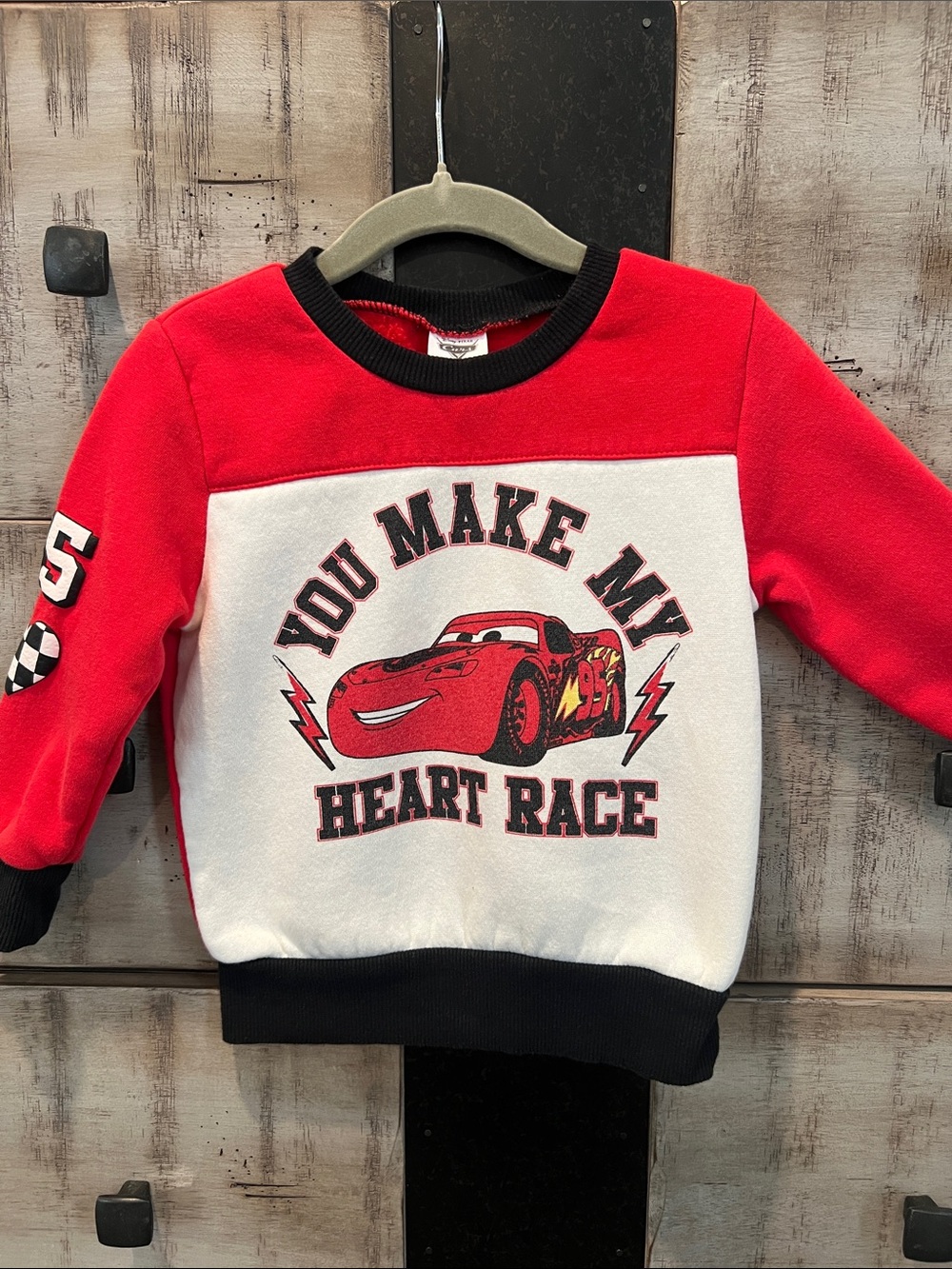Lightning McQueen Boys 2T Sweatshirt